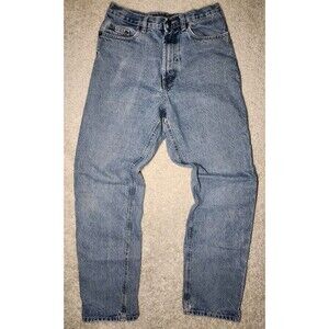 Real Ranch Workwear Jeans Men's 31x32 Blue 100% Cotton Straight Legs Denim
